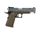 AEX Custom DESERT MOCHA Tokyo Marui Hi Capa 5.1 Gas Blowback Pistol, Grey  / Brown / Black