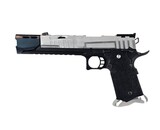 AEX Custom OCP CIVIC ORDER Tokyo Marui Hi Capa 5.1 Gas Blowback Pistol, Black / Silver