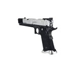 AEX Custom OCP CIVIC ORDER Tokyo Marui Hi Capa 5.1 Gas Blowback Pistol, Black / Silver