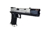 AEX Custom OCP CIVIC ORDER Tokyo Marui Hi Capa 5.1 Gas Blowback Pistol, Black / Silver