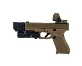 AEX Custom SANDMAN – Elite Force GLOCK 19x GBB Pistol FDE / BLK