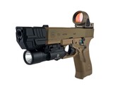 AEX Custom SANDMAN – Elite Force GLOCK 19x GBB Pistol FDE / BLK