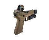 AEX Custom SANDMAN – Elite Force GLOCK 19x GBB Pistol FDE / BLK