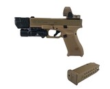 AEX Custom SANDMAN – Elite Force GLOCK 19x GBB Pistol FDE / BLK