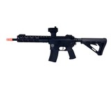 Classic Army MK18 Full Metal 10 inch MLOK Airsoft Electric Gun w/ Red Dot Sight, Black