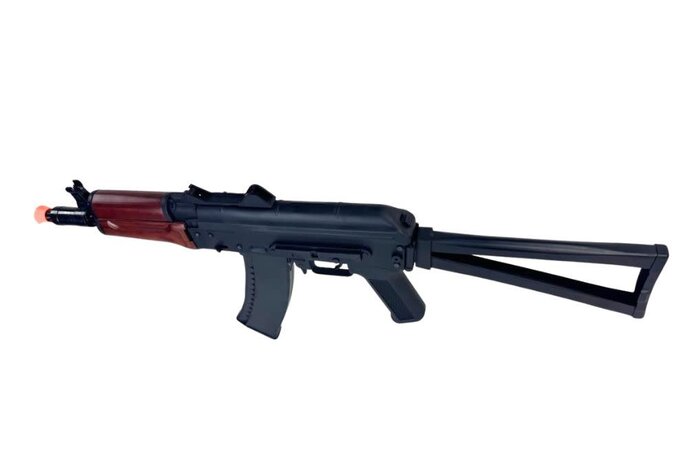 Classic Army AKS-74U Electric Rifle, Metal and Wood, w/ Battery and Charger