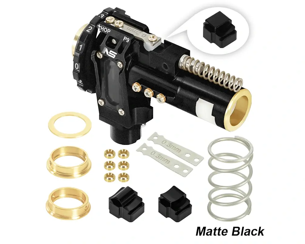 NexxSpeed CNC Aluminum Hopup Chamber Black Edition for M4 AEG
