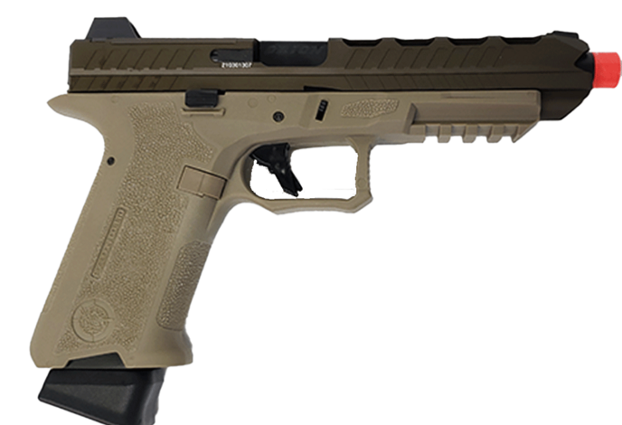 Poseidon Orion No. 3 Performance gas blowback pistol GEN2, FDE/tan