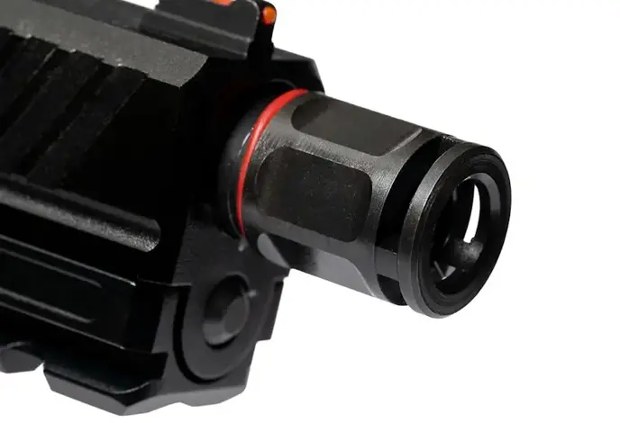 PTS Griffin Armament Micro Carry Comp (14mm CCW) – Steel Pistol Compensator / Thread Protector