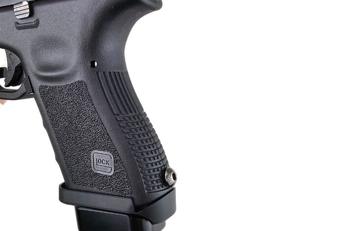 AEX Custom POCKET ROCKET – Elite Force GLOCK 19 Gen3 GBB Pistol BLK