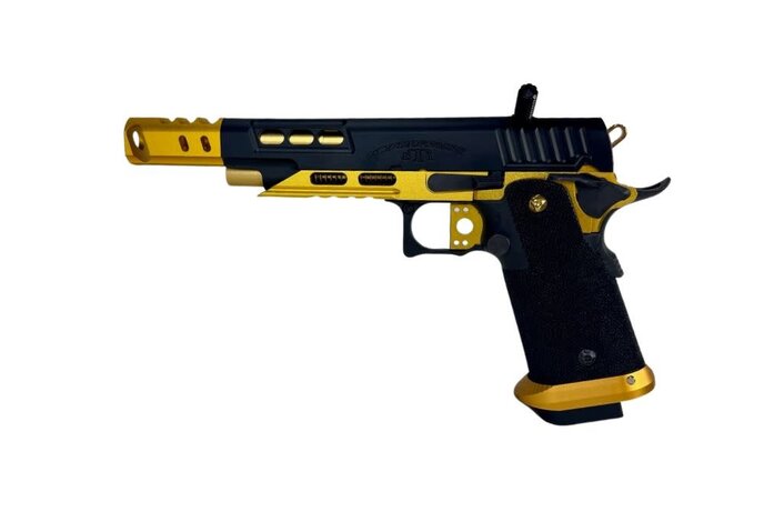 AEX Custom Black Midas- Hi Capa 5.1, Black/Gold
