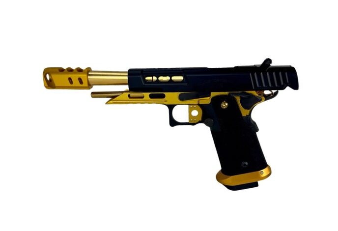 AEX Custom Black Midas- Hi Capa 5.1, Black/Gold