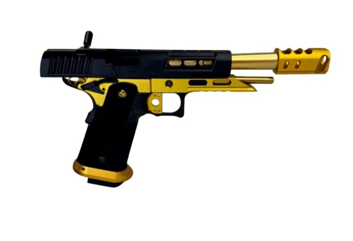 AEX Custom Black Midas- Hi Capa 5.1, Black/Gold