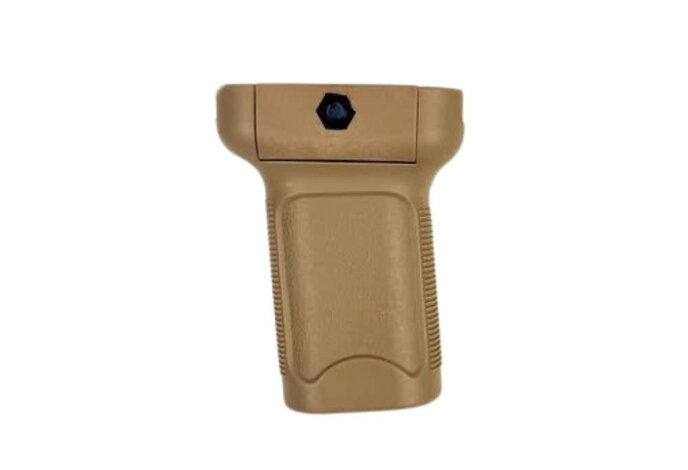 Vertical battlegrip, weaver mount, tan