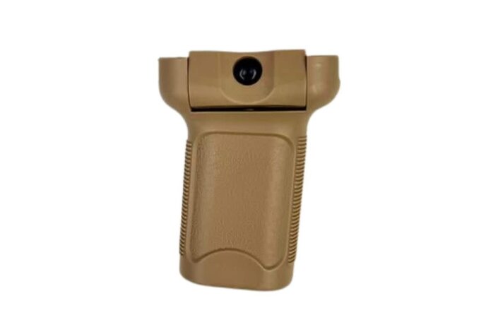 Vertical battlegrip, weaver mount, tan
