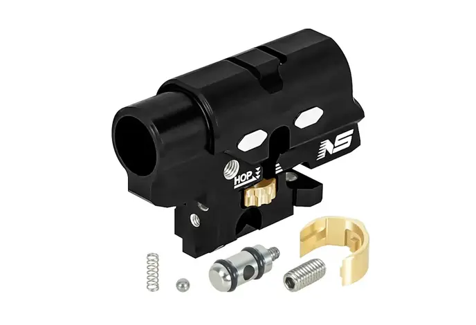 NexxSpeed CNC Aluminum Hopup Chamber V2 (BLACK) - Tokyo Marui Hi-CAPA 4.3 / 5.1 / Gold Match / 1911