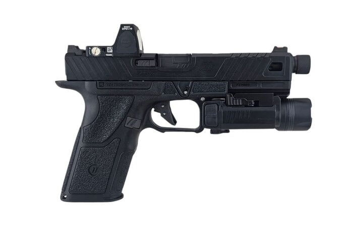 AEX Custom SMOOTH OPERATOR – PTS ZEV 0Z9 Elite GBB Pistol BLK