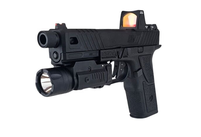 AEX Custom SMOOTH OPERATOR – PTS ZEV 0Z9 Elite GBB Pistol BLK