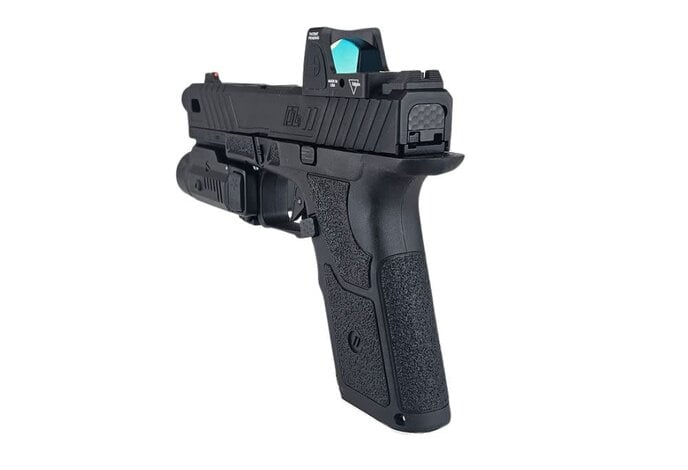 AEX Custom SMOOTH OPERATOR – PTS ZEV 0Z9 Elite GBB Pistol BLK