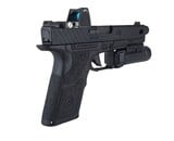 AEX Custom SMOOTH OPERATOR – PTS ZEV 0Z9 Elite GBB Pistol BLK