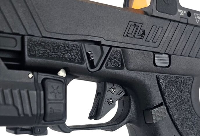 AEX Custom SMOOTH OPERATOR – PTS ZEV 0Z9 Elite GBB Pistol BLK