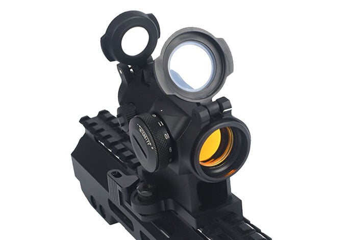 Atlas Custom Works Red T2 Red Dot with QD Mount BLK