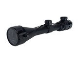 3-9X40E illuminated target scope, includes scope rings