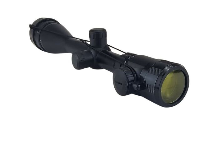 6-24X50AOEG illuminated target scope, includes scope rings