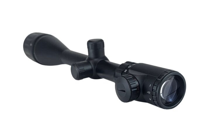 6-24X50AOEG illuminated target scope, includes scope rings