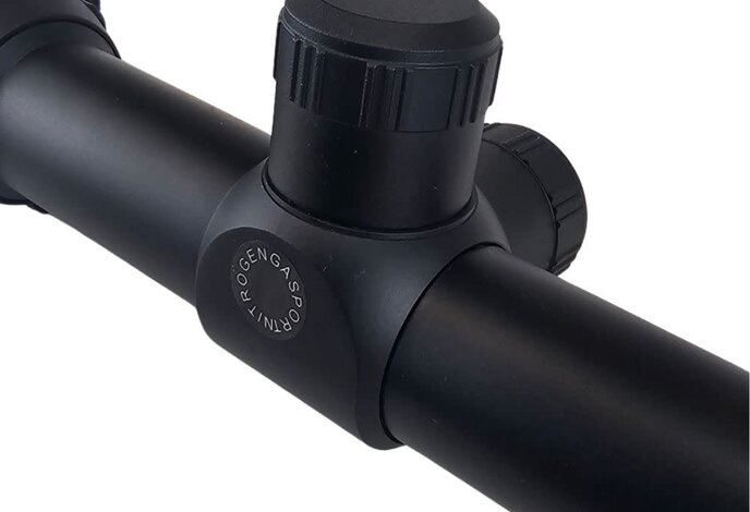 6-24X50AOEG illuminated target scope, includes scope rings