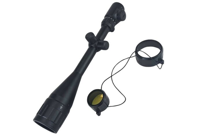 6-24X50AOEG illuminated target scope, includes scope rings