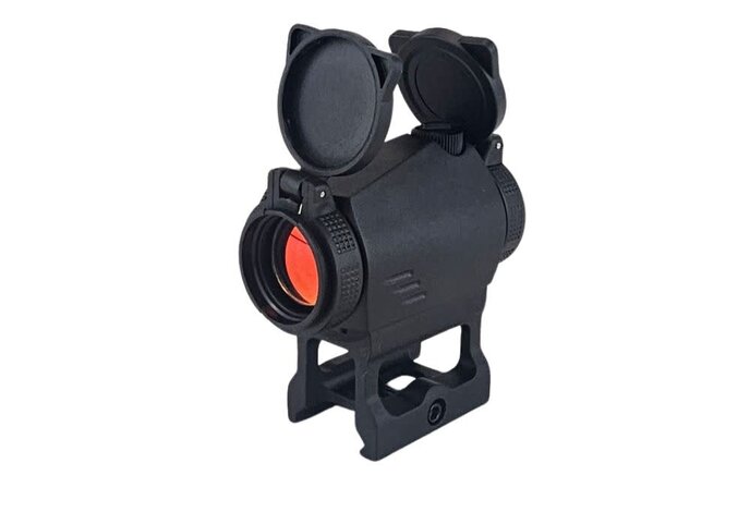 APT2 red dot sight with skeleton riser