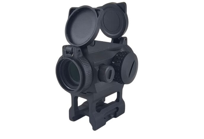 APT2 red dot sight with skeleton riser
