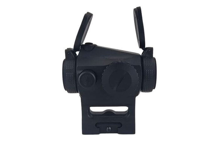 APT2 red dot sight with skeleton riser