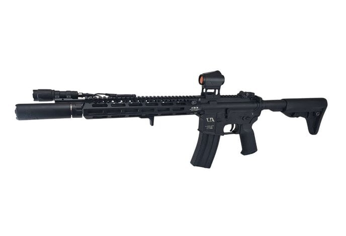 AEX Custom MAVERICK Classic Army M4 Full Metal AEG M-LOK w/ Battery and Charger BLK