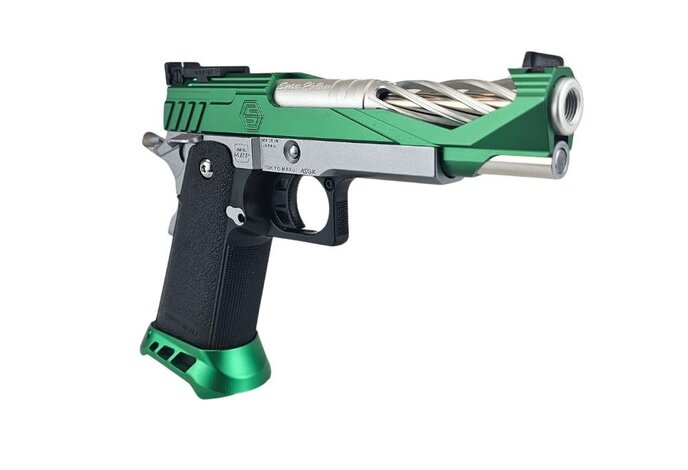 AEX Custom LUCKY CHARMS Tokyo Marui Hi Capa 5.1 Gas Blowback Pistol, Magenta