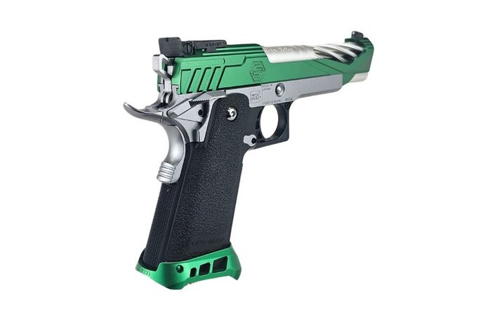 AEX Custom LUCKY CHARMS Tokyo Marui Hi Capa 5.1 Gas Blowback Pistol, Magenta