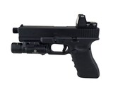 AEX Custom NIGHT WATCH  Elite Force GLOCK G17 GEN4 Green Gas Full Blowback Pistol by VFC Black