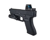 AEX Custom NIGHT WATCH  Elite Force GLOCK G17 GEN4 Green Gas Full Blowback Pistol by VFC Black