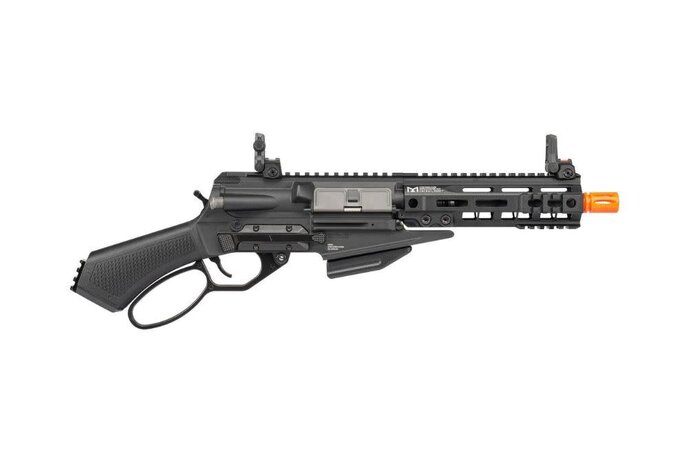 G&G LevAR 7 Modular Green Gas Lever Action Rifle w/ Stock (M4 AEG Magazine Compatible)