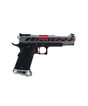 Tokyo Marui AEX Custom BLOOD SPORT Tokyo Marui Hi Capa 5.1 Gas Blowback Pistol, Grey / Red / Black