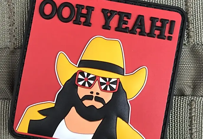 Violent Little Machine Shop Macho Man Ooh Yeah! PVC Morale Patch