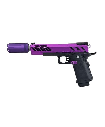 Tokyo Marui AEX Custom SACTOWN PROUD Tokyo Marui Hi Capa 5.1 Gas Blowback Pistol, Purple / Black