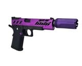 AEX Custom SACTOWN PROUD Tokyo Marui Hi Capa 5.1 Gas Blowback Pistol, Purple / Black