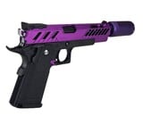 AEX Custom SACTOWN PROUD Tokyo Marui Hi Capa 5.1 Gas Blowback Pistol, Purple / Black
