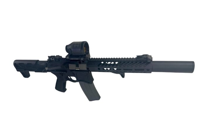 AEX Custom Honey Badger - G&G EMG Seekins Black