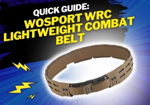 How to Set Up the WoSport WRC Lightweight Combat Belt (Quick Guide)