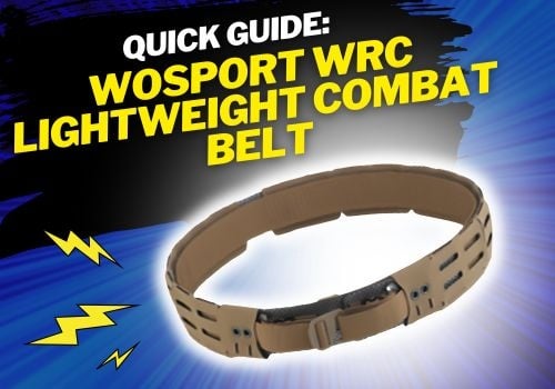 How to Set Up the WoSport WRC Lightweight Combat Belt (Quick Guide)