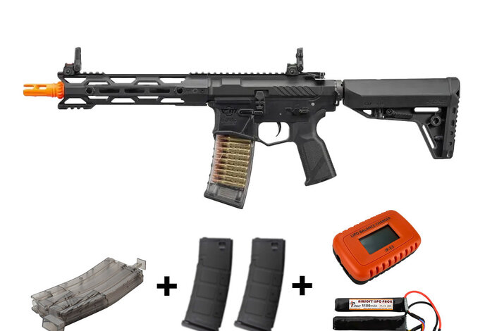 G&G CM16 STEALTH 556 Polymer Receiver M-LOK Airsoft Rifle