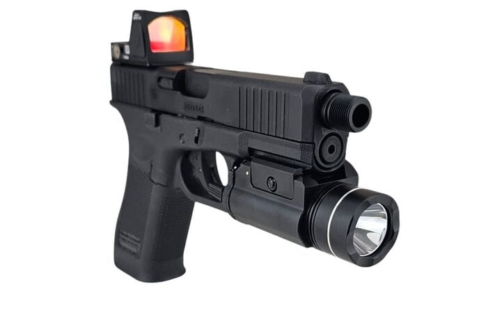 AEX Custom DEAD OPS Umarex Elite Force GLOCK G45 GEN5 Green Gas Full Blowback Pistol by VFC